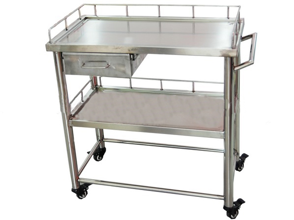 全新不锈钢手术器械推车